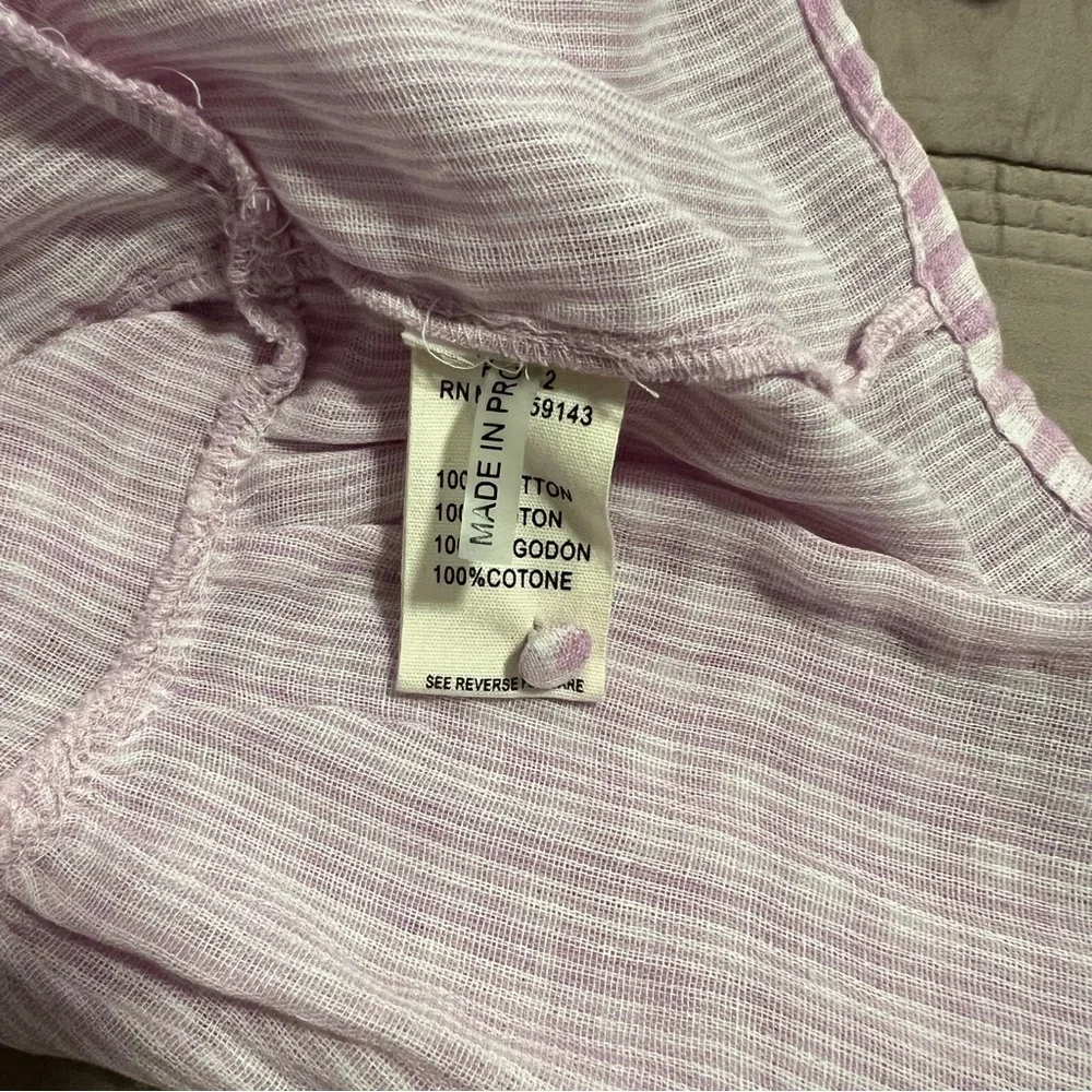 FRNCH Paris lavender gingham Dress - Picture 6 of 6